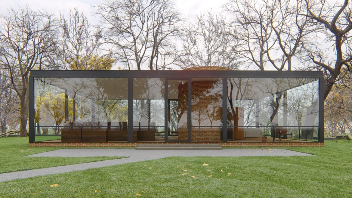 Glass House Rendering